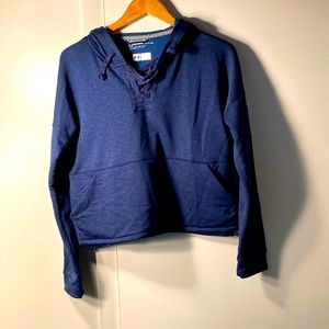 Under armour blue hoodie, size small